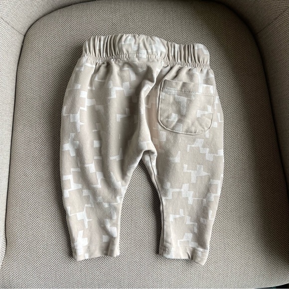 Bobby G Tan Beige Patterned Joggers Neutral 3-6 months - Picture 2 of 4